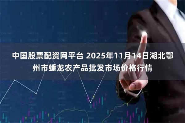 中国股票配资网平台 2025年11月14日湖北鄂州市蟠龙农产品批发市场价格行情